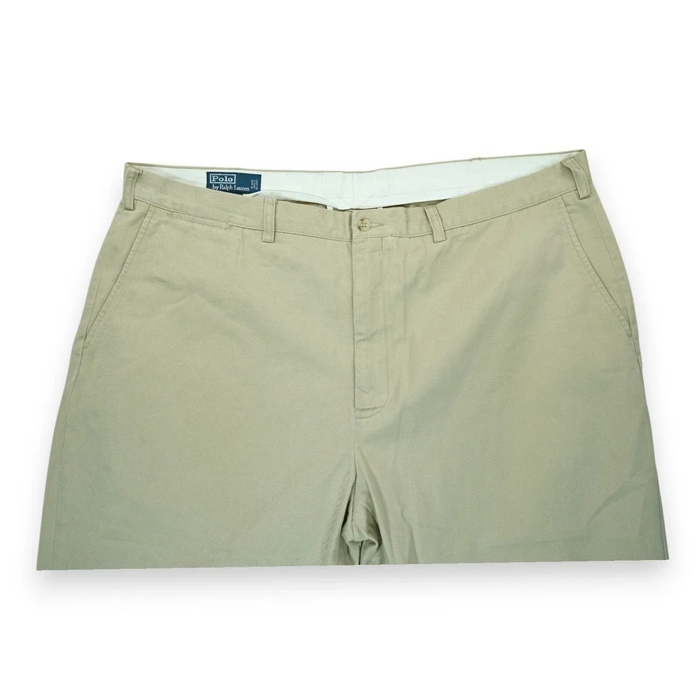 Vintage Polo Ralph Lauren Chino Pants Mens Size 44B-30 Big ~ Beige‎ ~ Sri Lanka